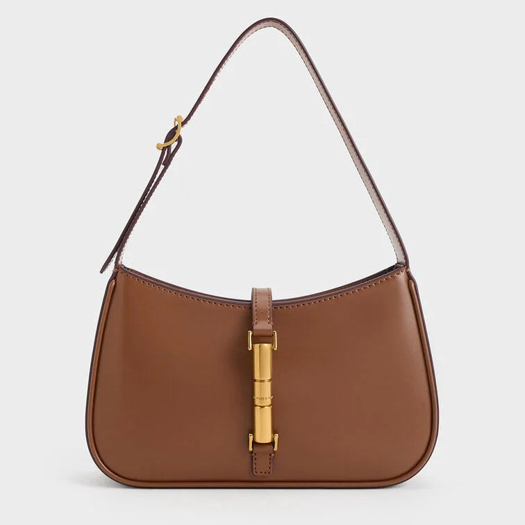Charles & Keith Cesia Shoulder Bag | Chocolate
