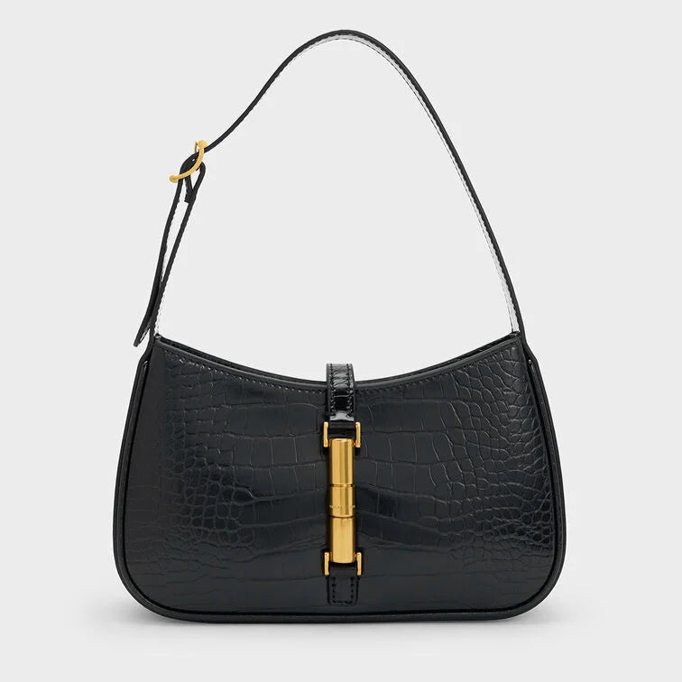 Charles & Keith Cesia Shoulder Bag | Black