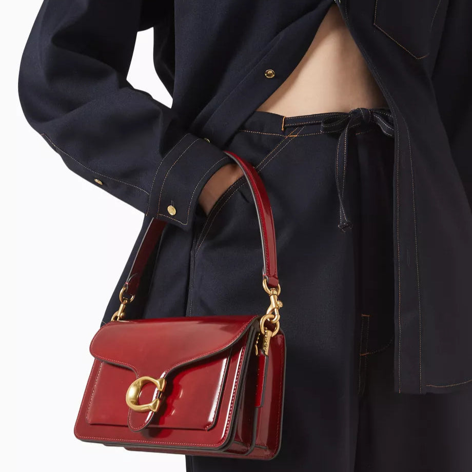 Coach Tabby 26 Patent Leather Bag | Red