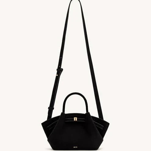 Jw Pei Hana Mini Faux Suede Tote Bag | Black