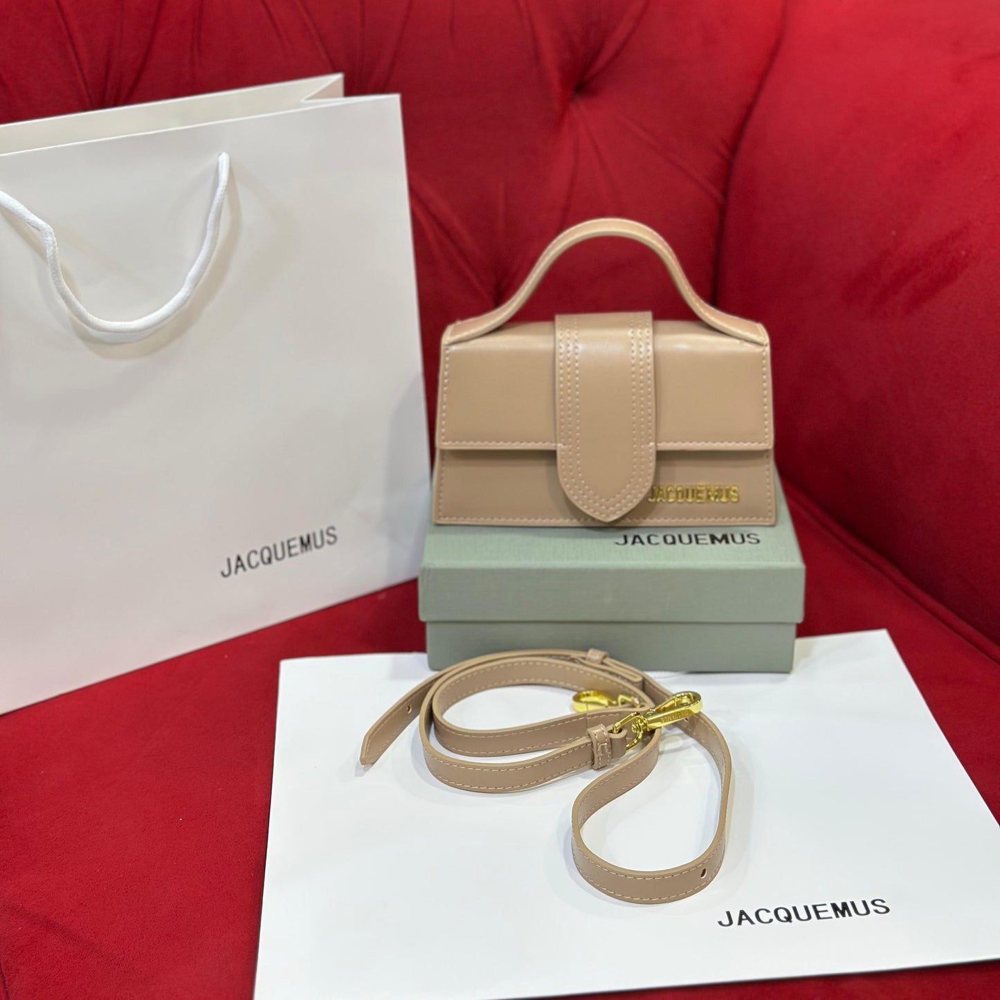 Jacquemus Bambino Bag | Dark Beige