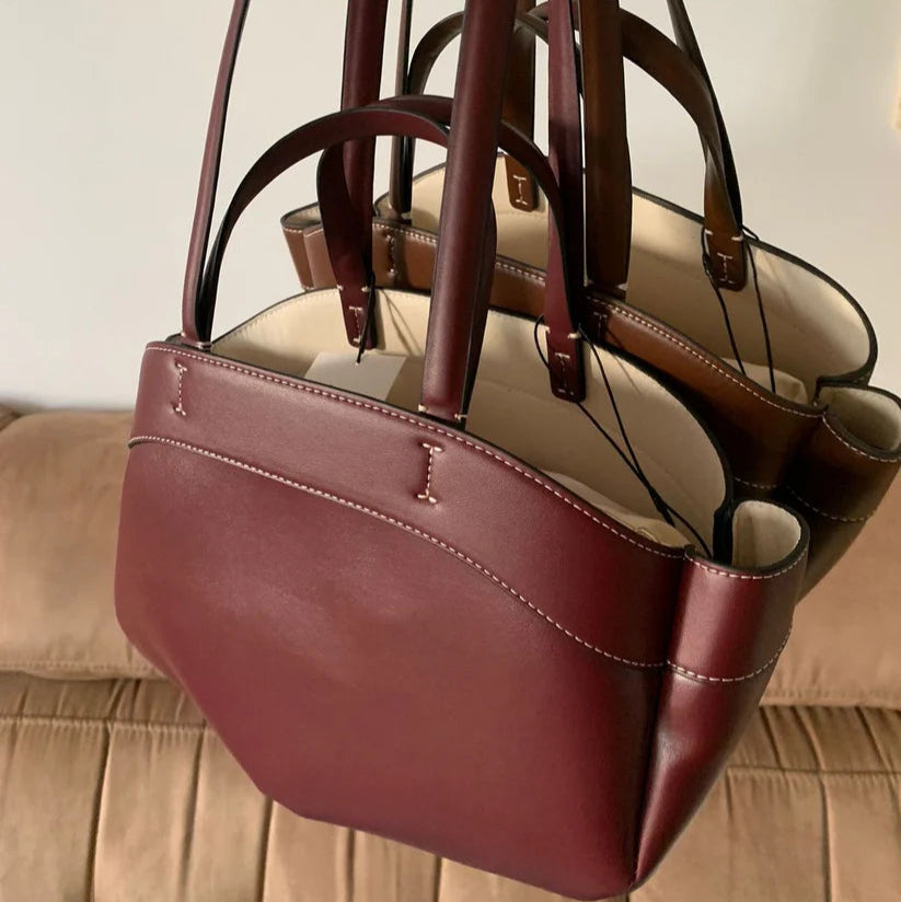 Zara Tote Bag | Burgundy