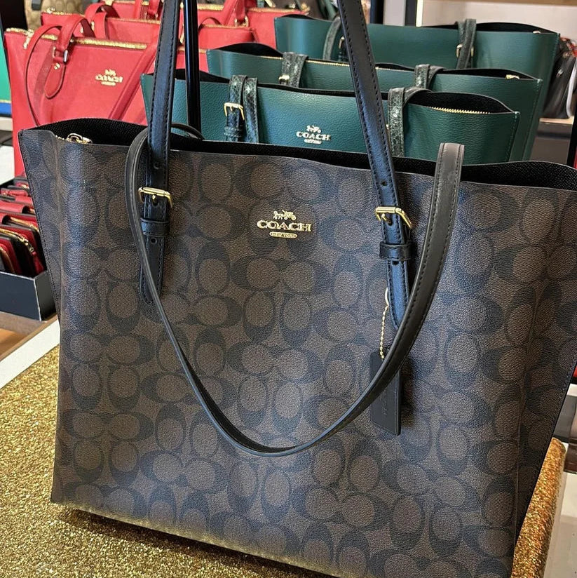 Coach Tote Bag | Brown Siganture