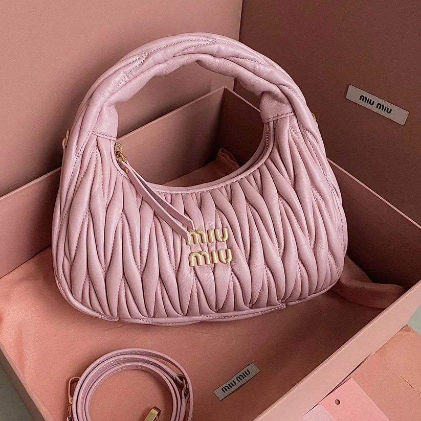 Miu Miu Wander Hobo Bag | Pink