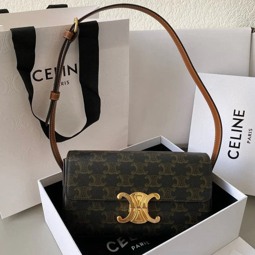 Celine Triomphe Shoulder Bag