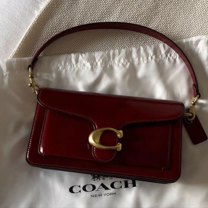 Coach Tabby 26 Patent Leather Bag | Red