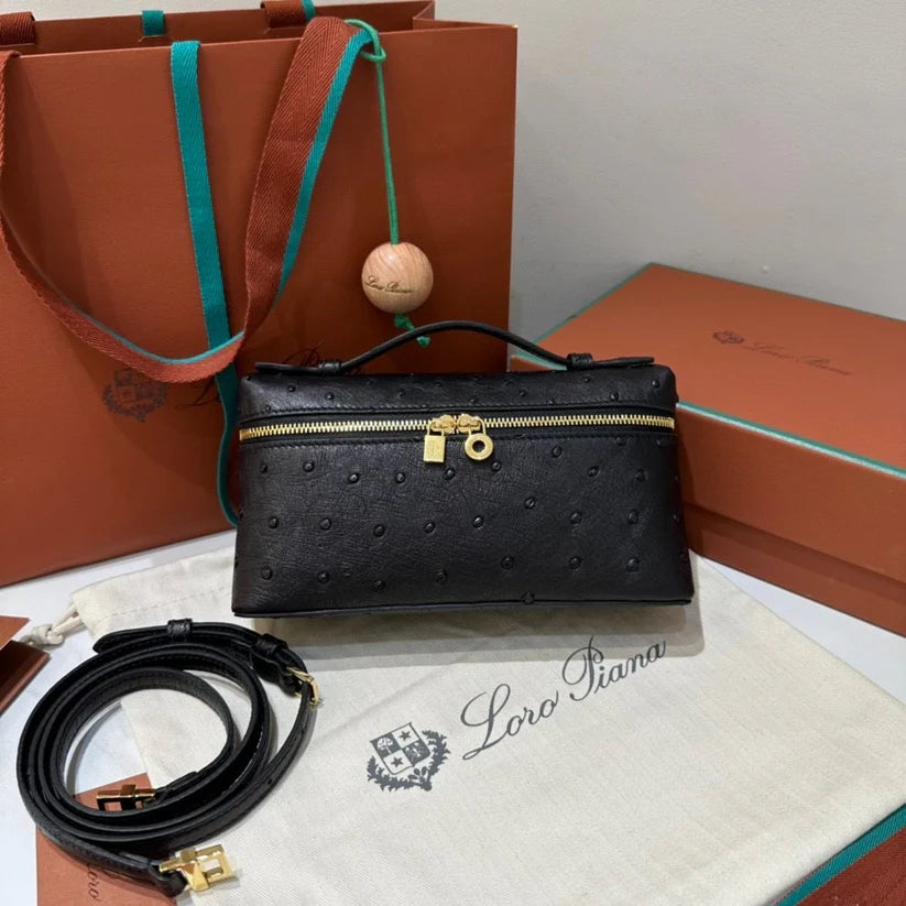 Loro Piana Dotted Bag | Black