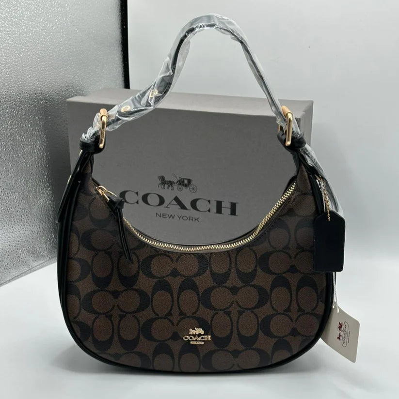 Coach Hobo Bag | Black Signature
