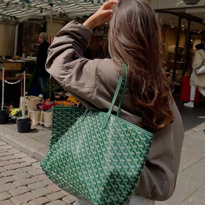 Goyard Tote Bag with Pouch | Green