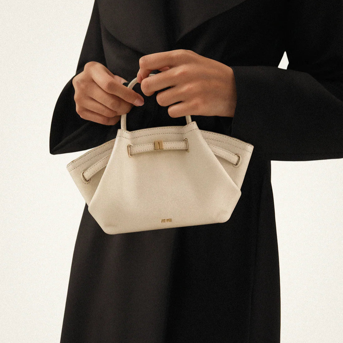 Jw Pei Hana Mini Faux Suede Tote Bag | Off White