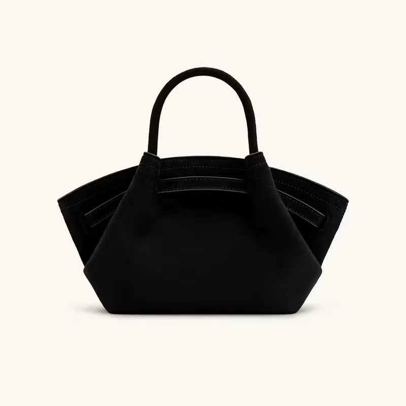 Jw Pei Hana Mini Faux Suede Tote Bag | Black