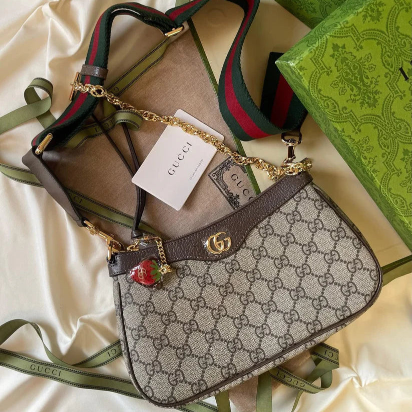 Gucci Ophidia Shoulder Bag | Brown