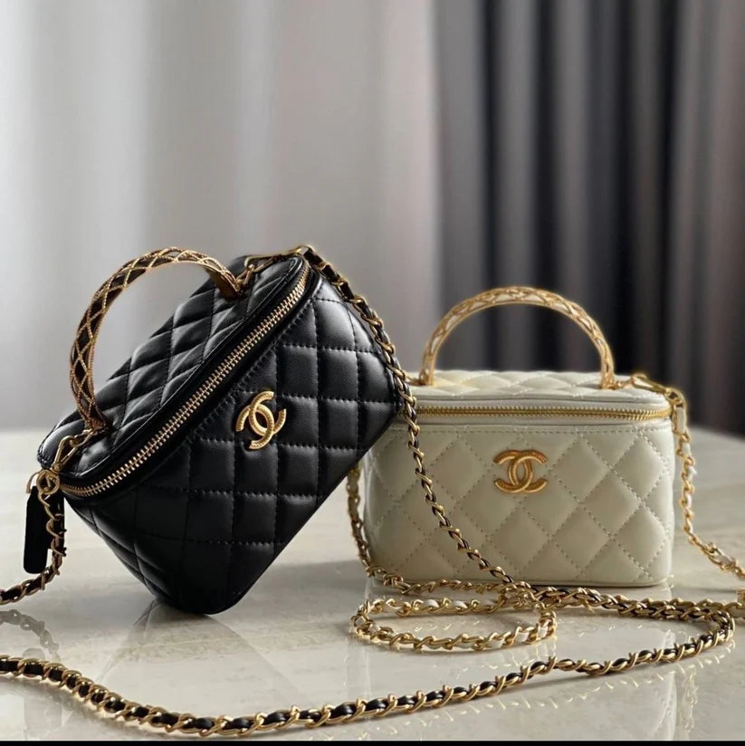 Chanel Vanity Bag | White