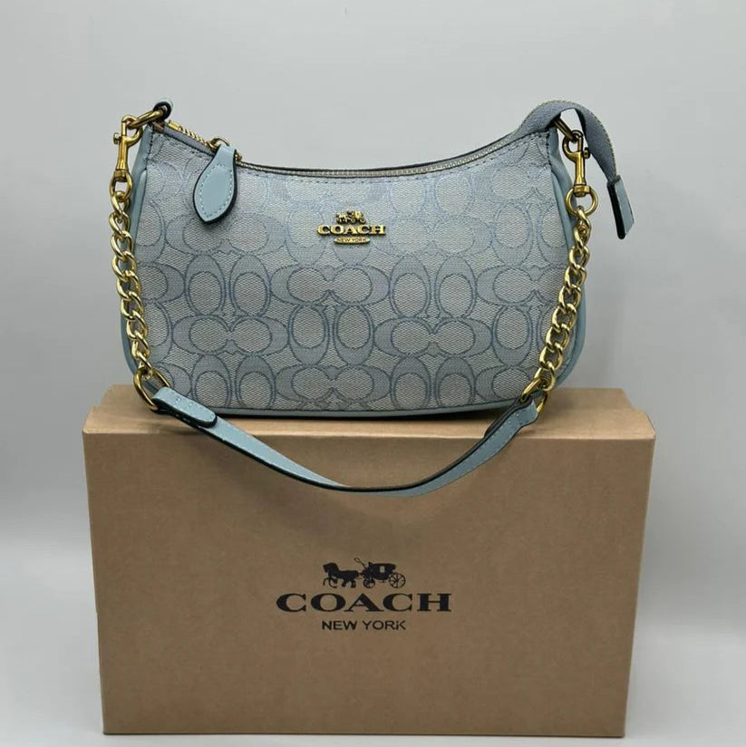 Coach Teri Shoulder Bag | Blue Canvas