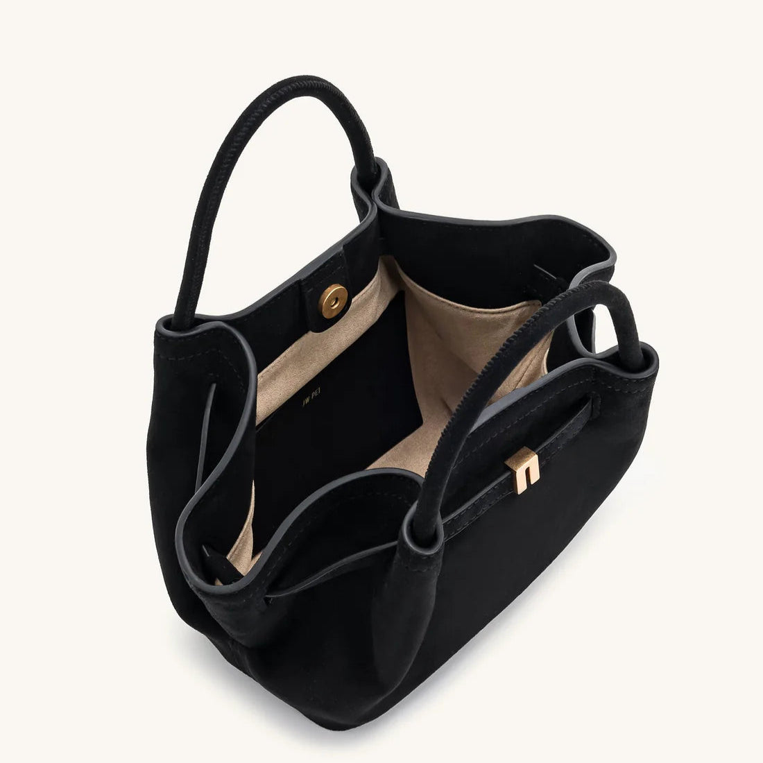 Jw Pei Hana Mini Faux Suede Tote Bag | Black