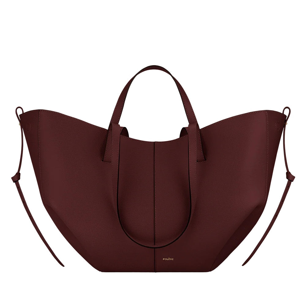 Polene Cyme Large Tote Bag | Burgundy