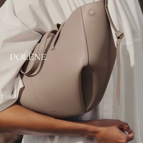 Polene Cyme Large Tote Bag | Taupe