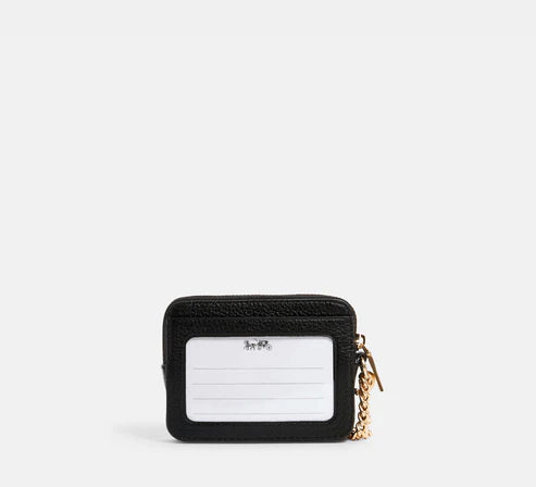 Coach Zip Card Case | Black