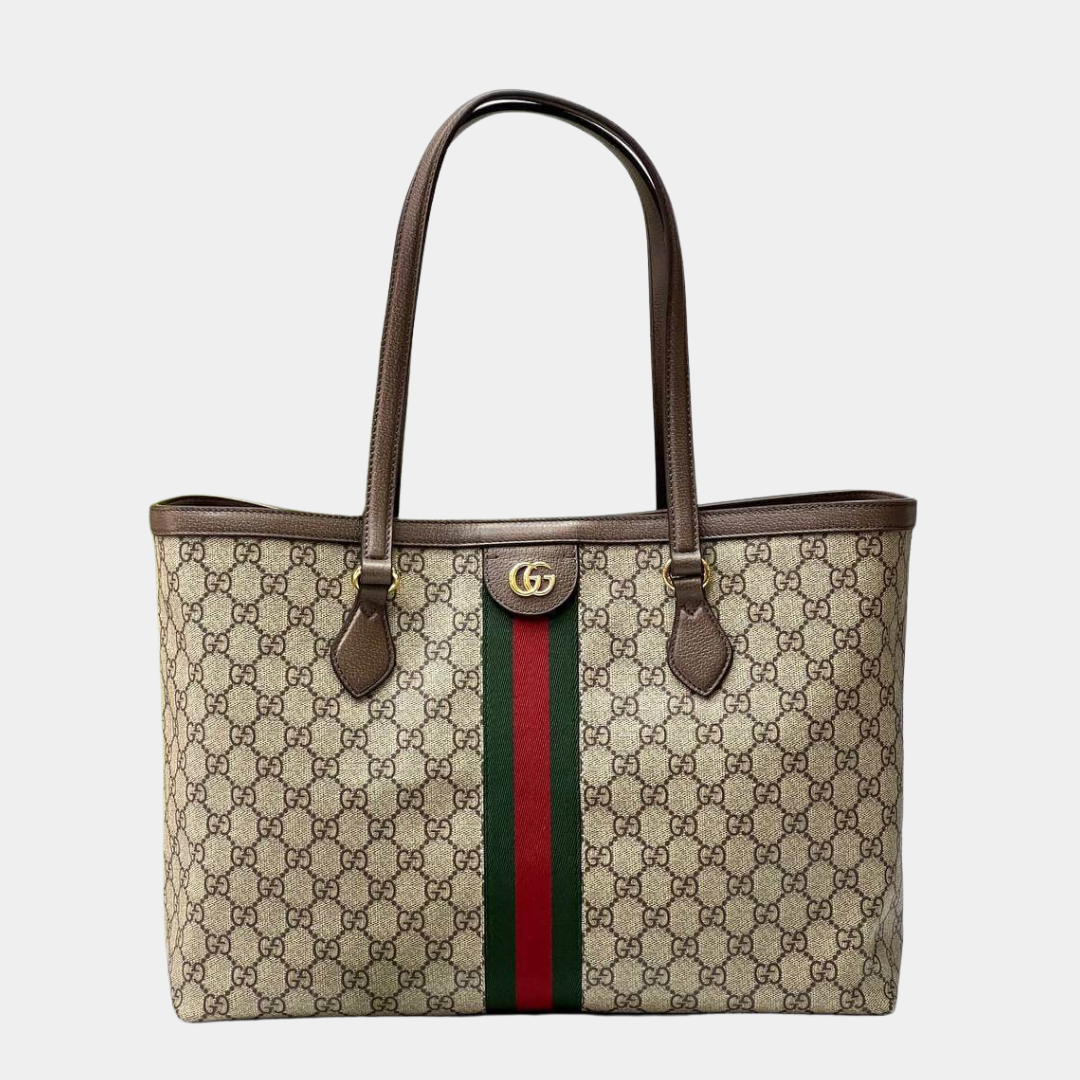 Gucci Ophidia Tote Bag - Beige/Ebony Supreme