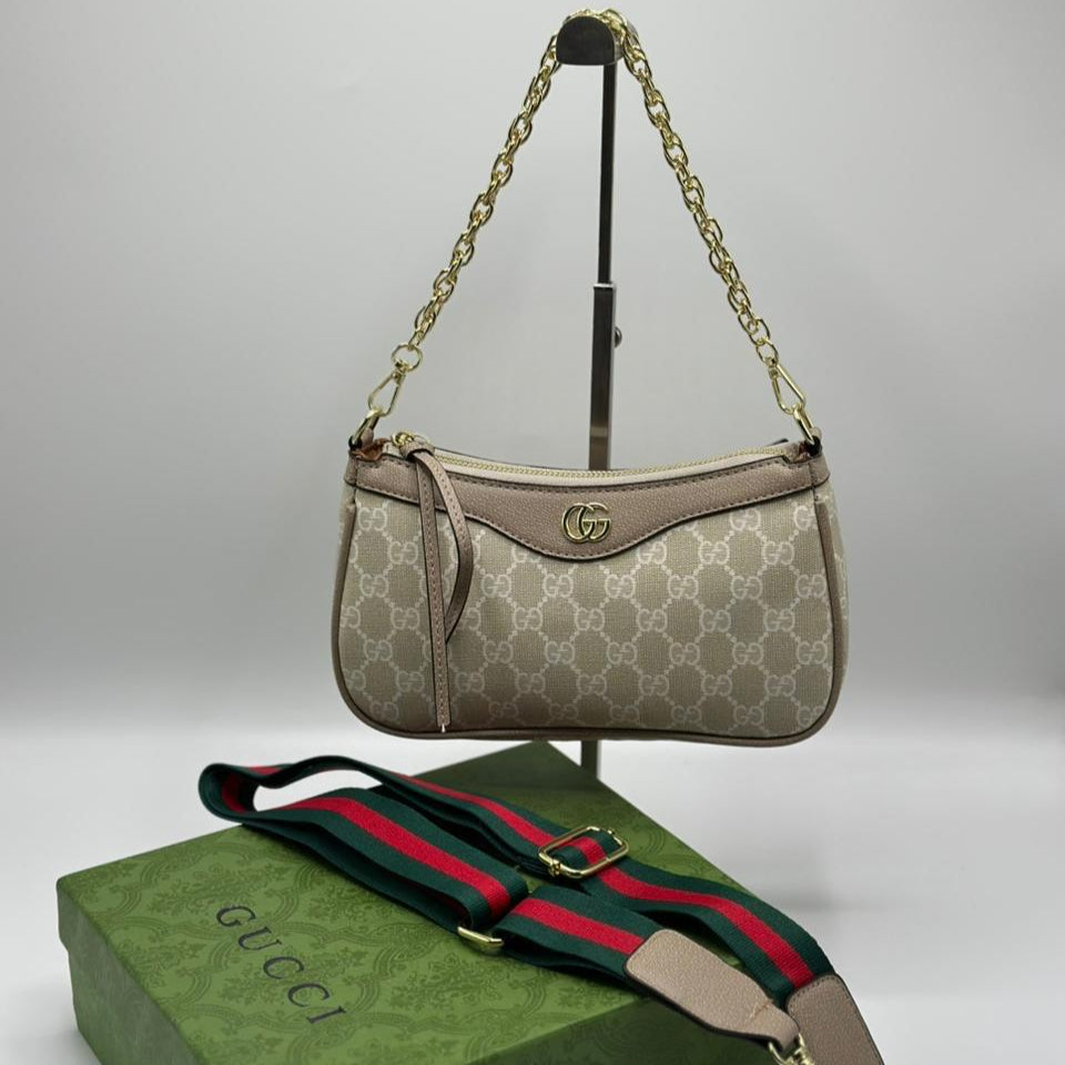 Gucci Ophidia Shoulder Bag | Beige