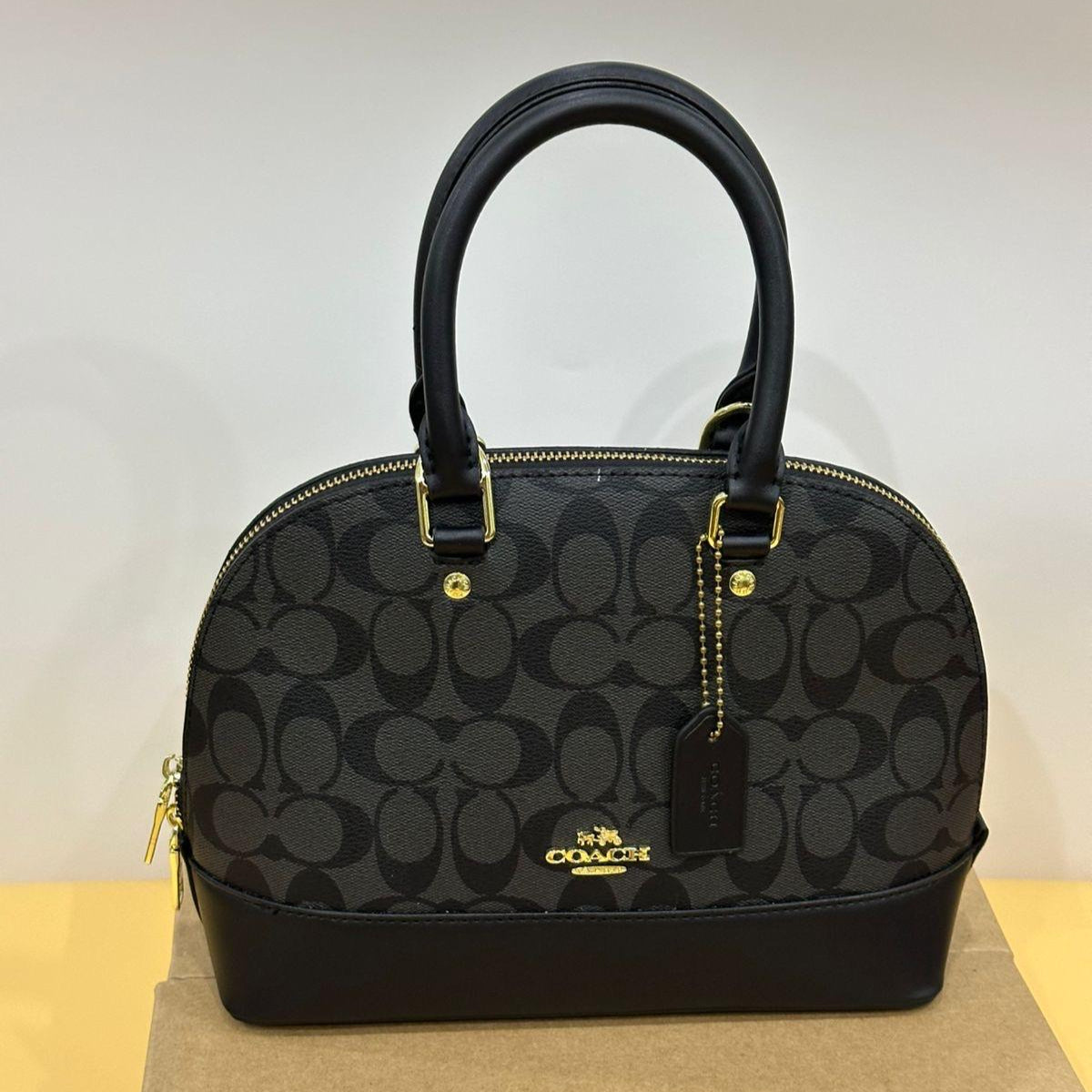 Coach Alma Handbag | Black Signature