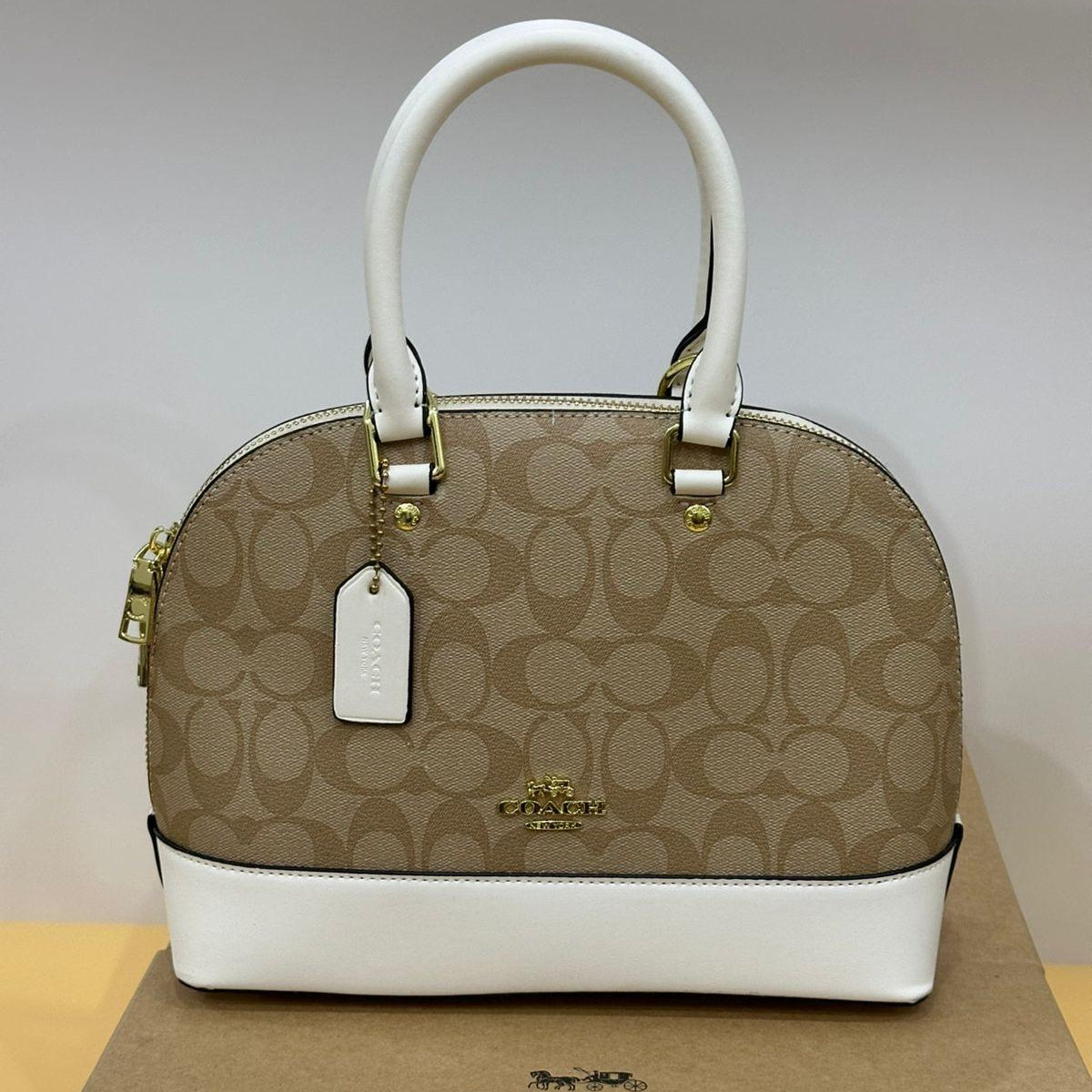 Coach Alma Handbag | White