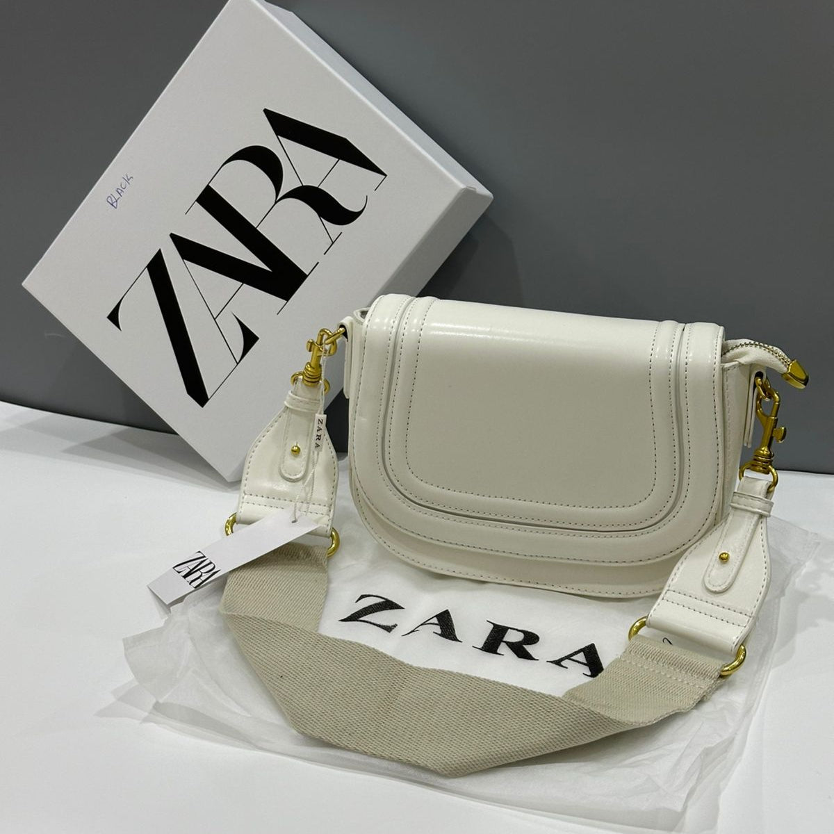 Zara City Bag | White