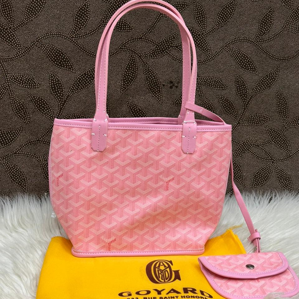 Goyard Mini Tote with Pouch | Pink
