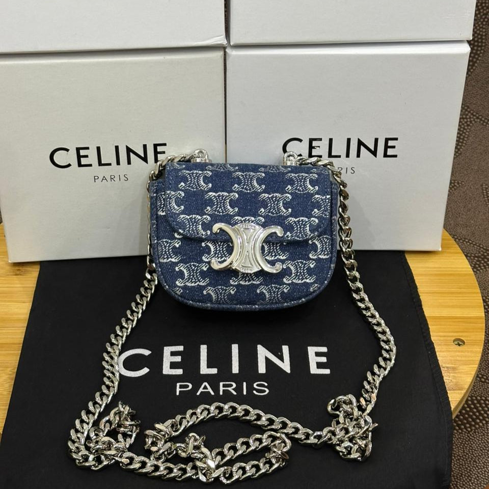 Celine Bolsas Mini | Navy