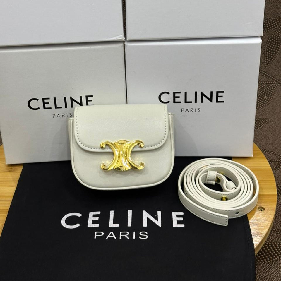 Celine Bolsas Mini | White