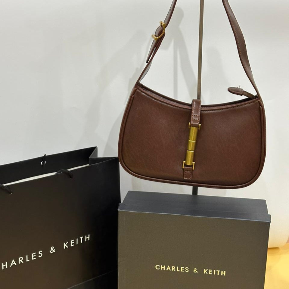 Charles & Keith Cesia Shoulder Bag | Chocolate