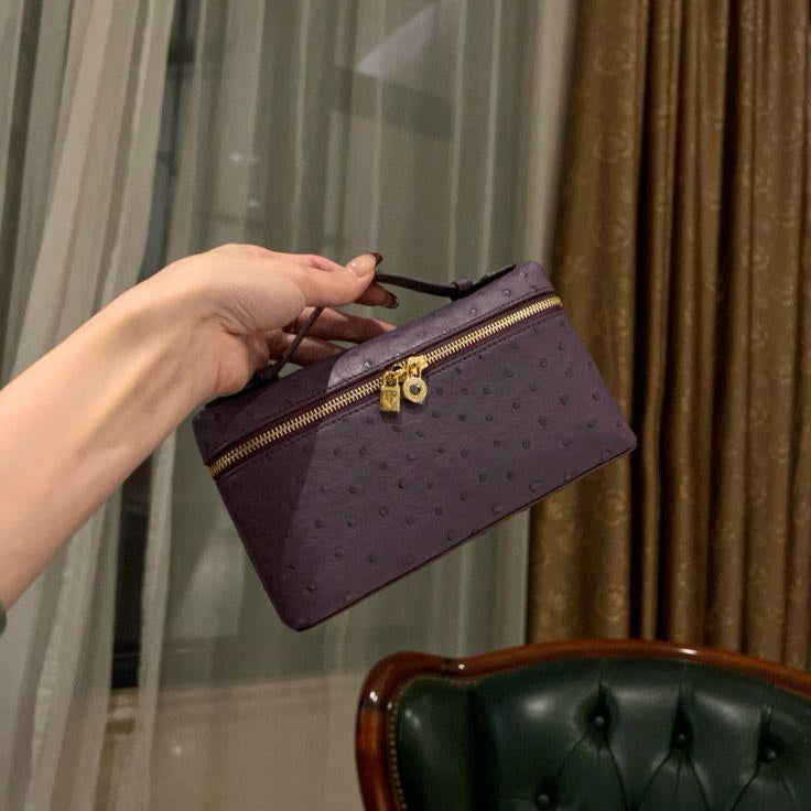 Loro Piana Dotted Bag | Purple