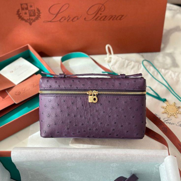 Loro Piana Dotted Bag | Purple