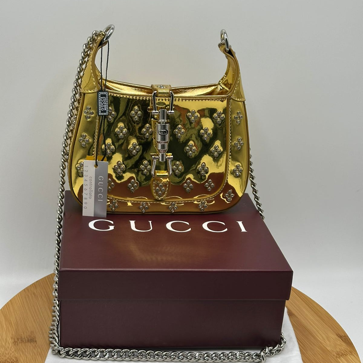 Gucci Jackie Notte Bag | Gold