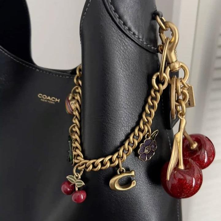 Coach Motif Chain Bag Charm