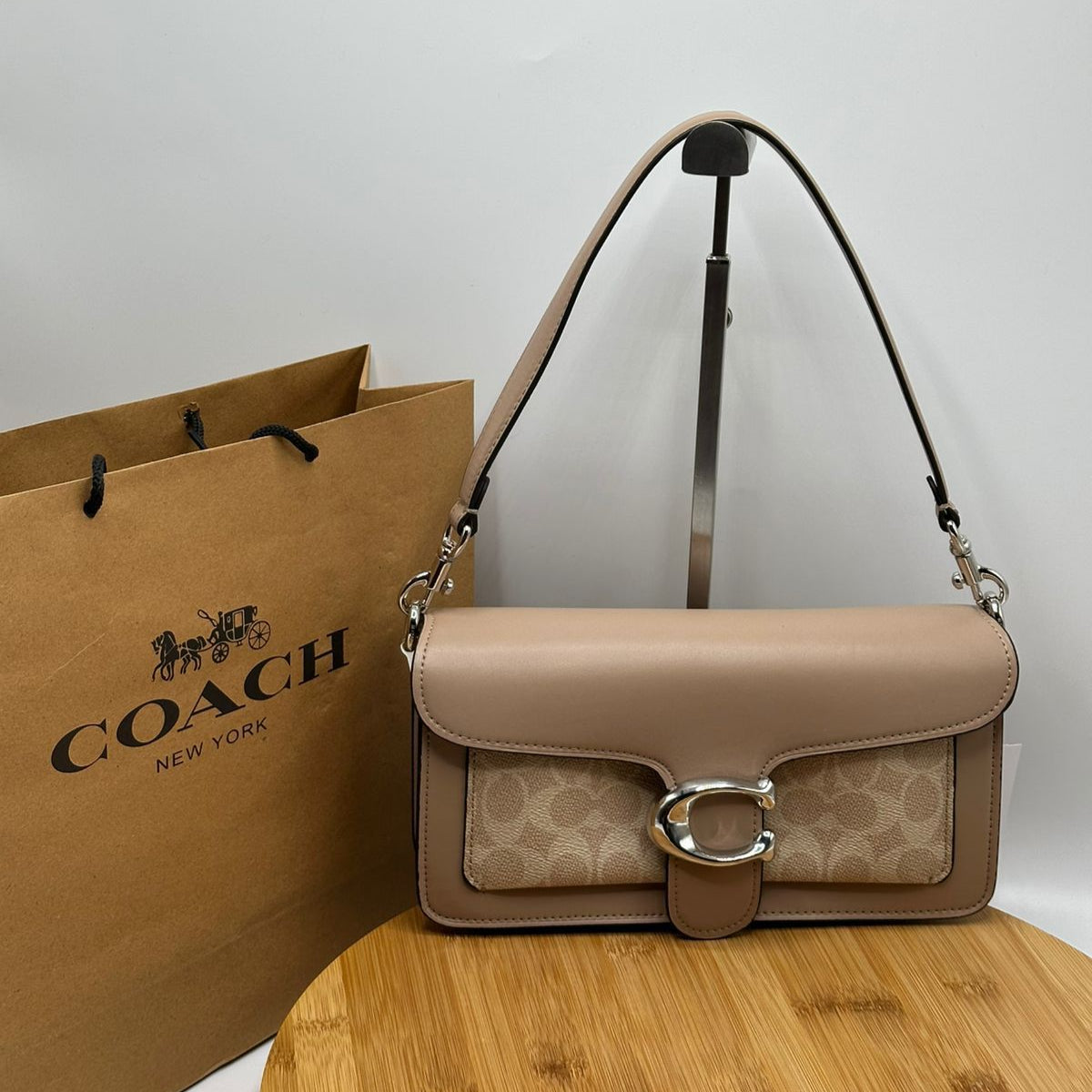 Coach Tabby 26' Shoulder Bag | Sand Taupe