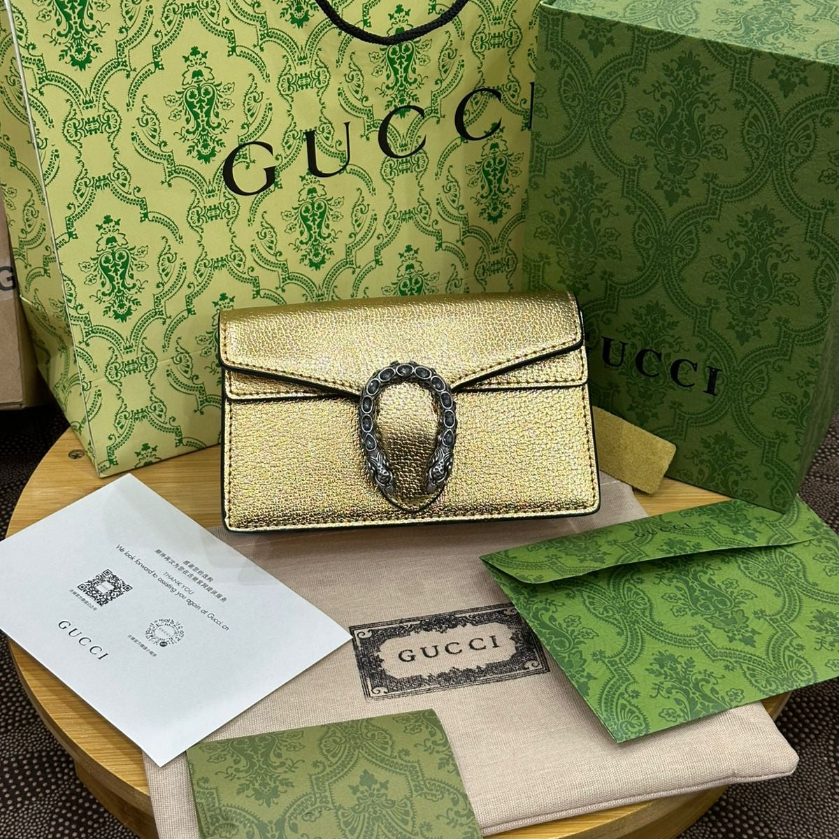 Gucci Dionysus Mini Bag | Gold