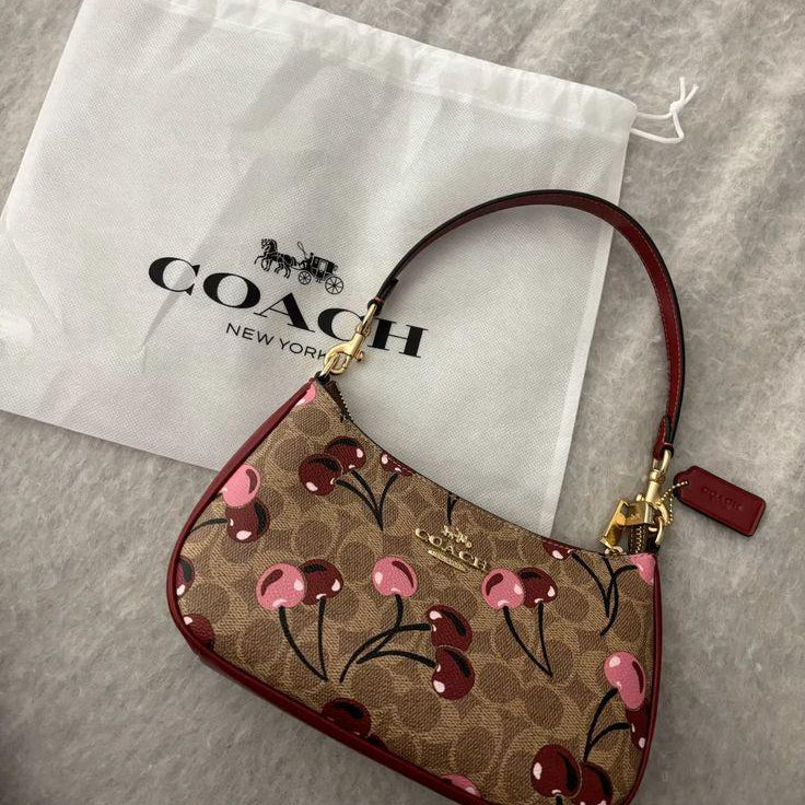 Coach Teri Shoulder Bag | Cherry Brown