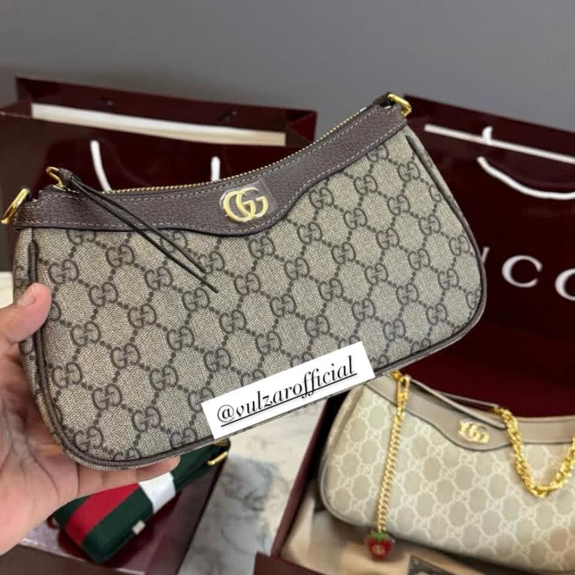 Gucci Ophidia Shoulder Bag | Brown