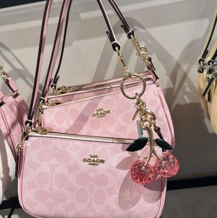 Coach Cherry Charm | Pink Multi