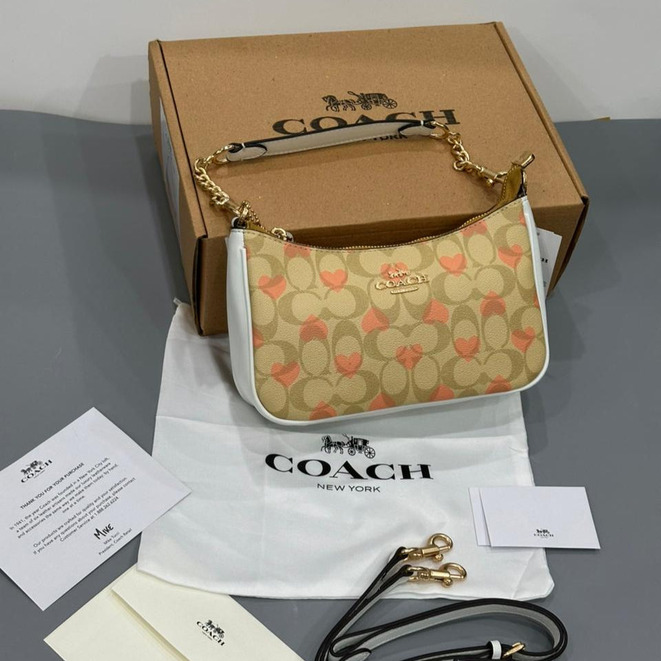 Coach Teri Shoulder Bag High Quality | Heart Canvas