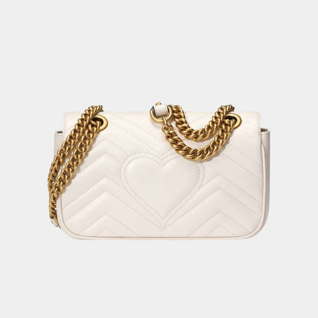 Gucci Marmont Shoulder Bag | White