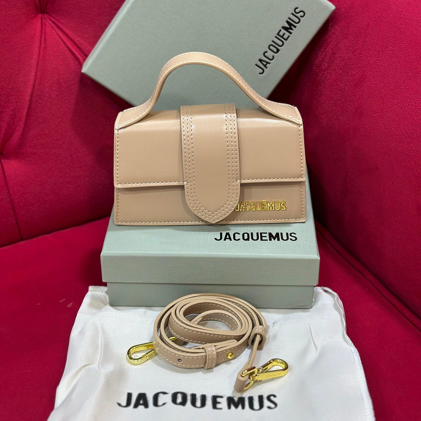 Jacquemus Bambino Bag | Dark Beige
