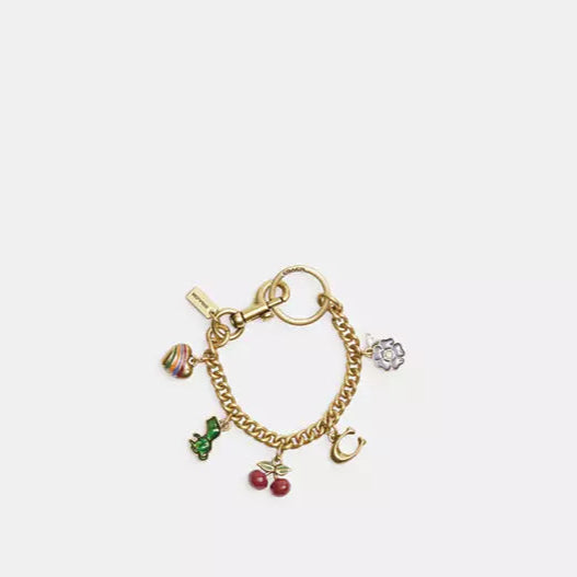 Coach Motif Chain Bag Charm