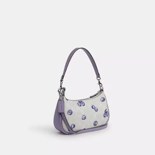 Coach Teri Shoulder Bag High Quality | Blueberry Print