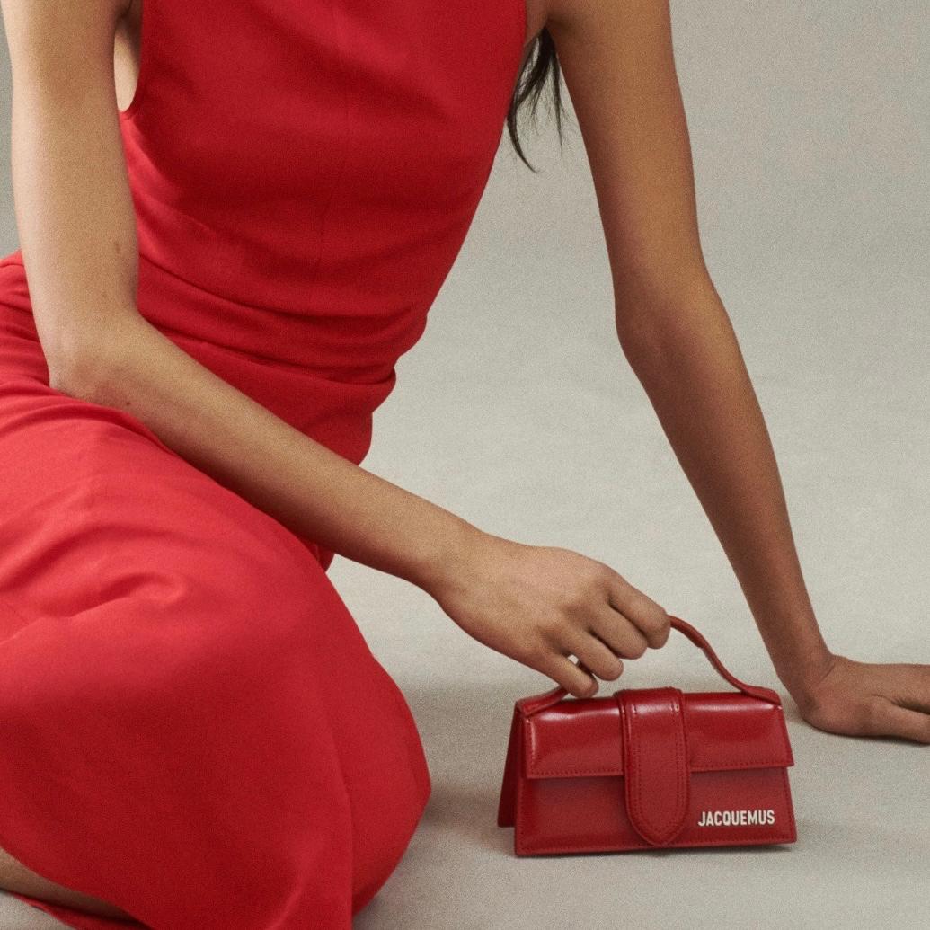 Jacquemus Bambino Bag | Dark Red