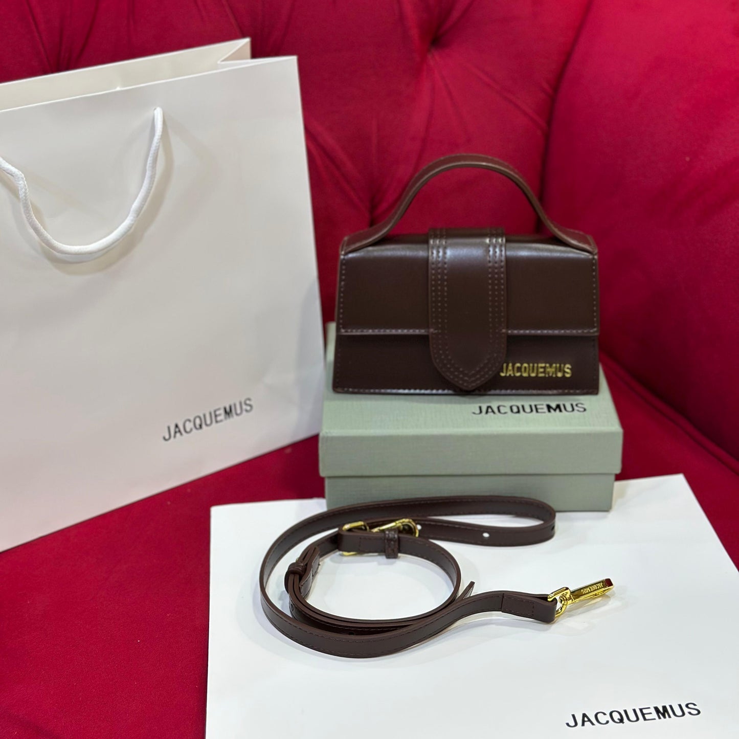 Jacquemus Bambino Bag | Dark Brown