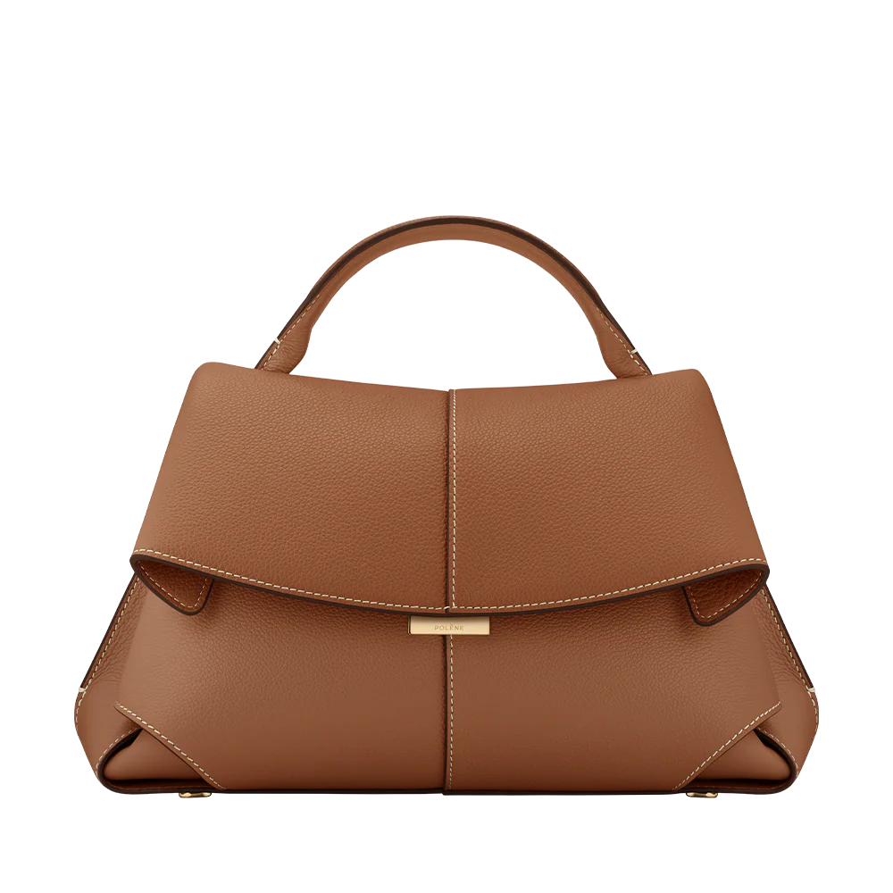 Polene Mokki Textured Bag | Camel