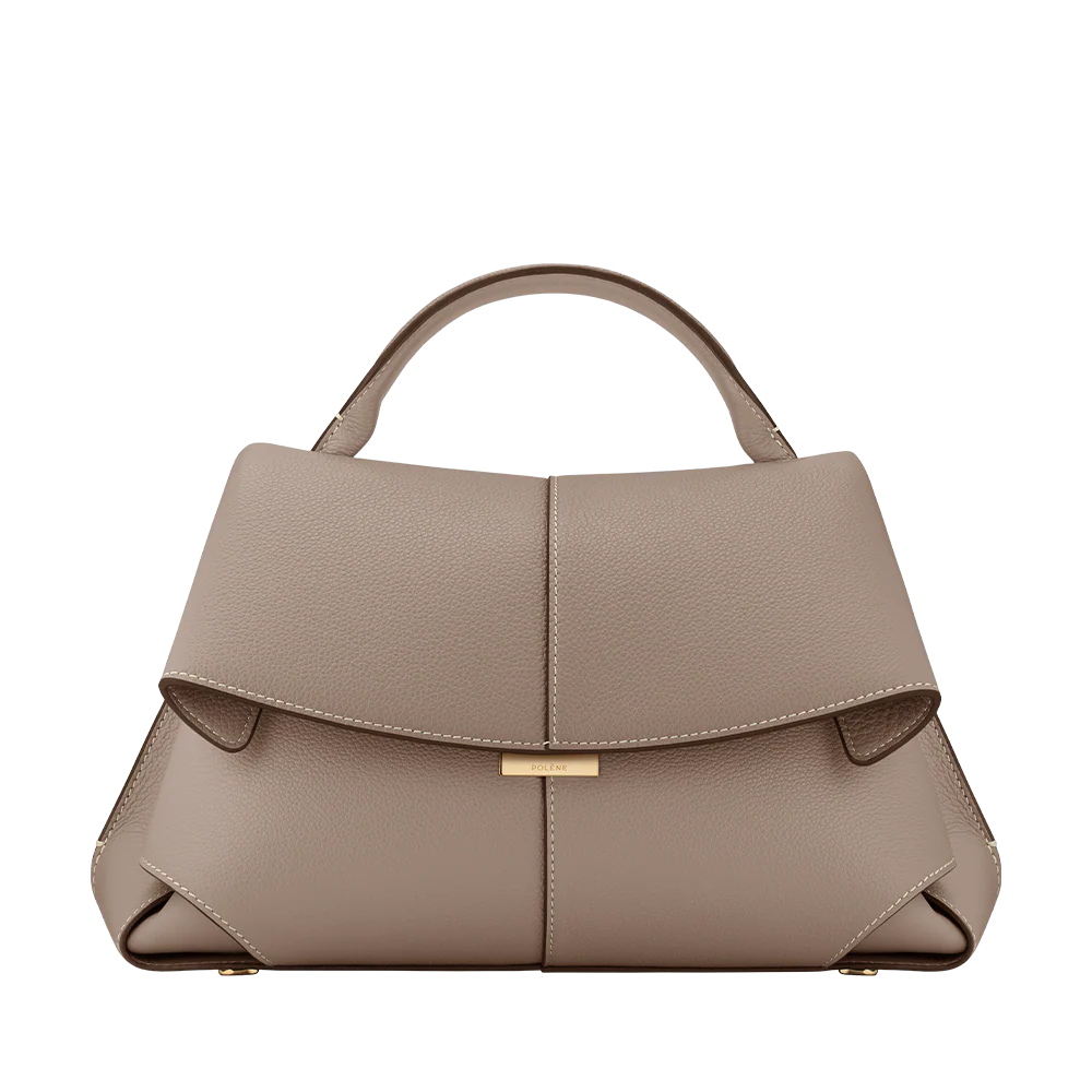 Polene Mokki Textured Bag | Taupe