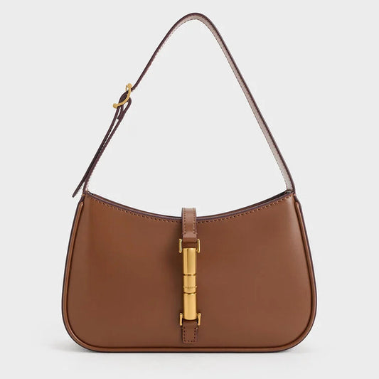 Charles & Keith Cesia Shoulder Bag | Chocolate